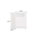 Nachttisch GALAX 30 1D WEISS – Produktabbildung 7