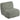 HOMCOM Sessel Drehbarer Loungesessel mit Chenille-Optik, Breiter Sitzfläche, für Wohnzimmer, Schlafzimmer
