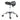 HOMCOM Rollhocker höhenverstellbar Drehhocker 49-61 cm Arbeitshocker drehbar Sattelhocker für Büro Salon