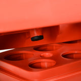 HOMCOM Stepper höhenverstellbare Stepper Aerobic Stepper, Rot + Schwarz – Produktabbildung 7