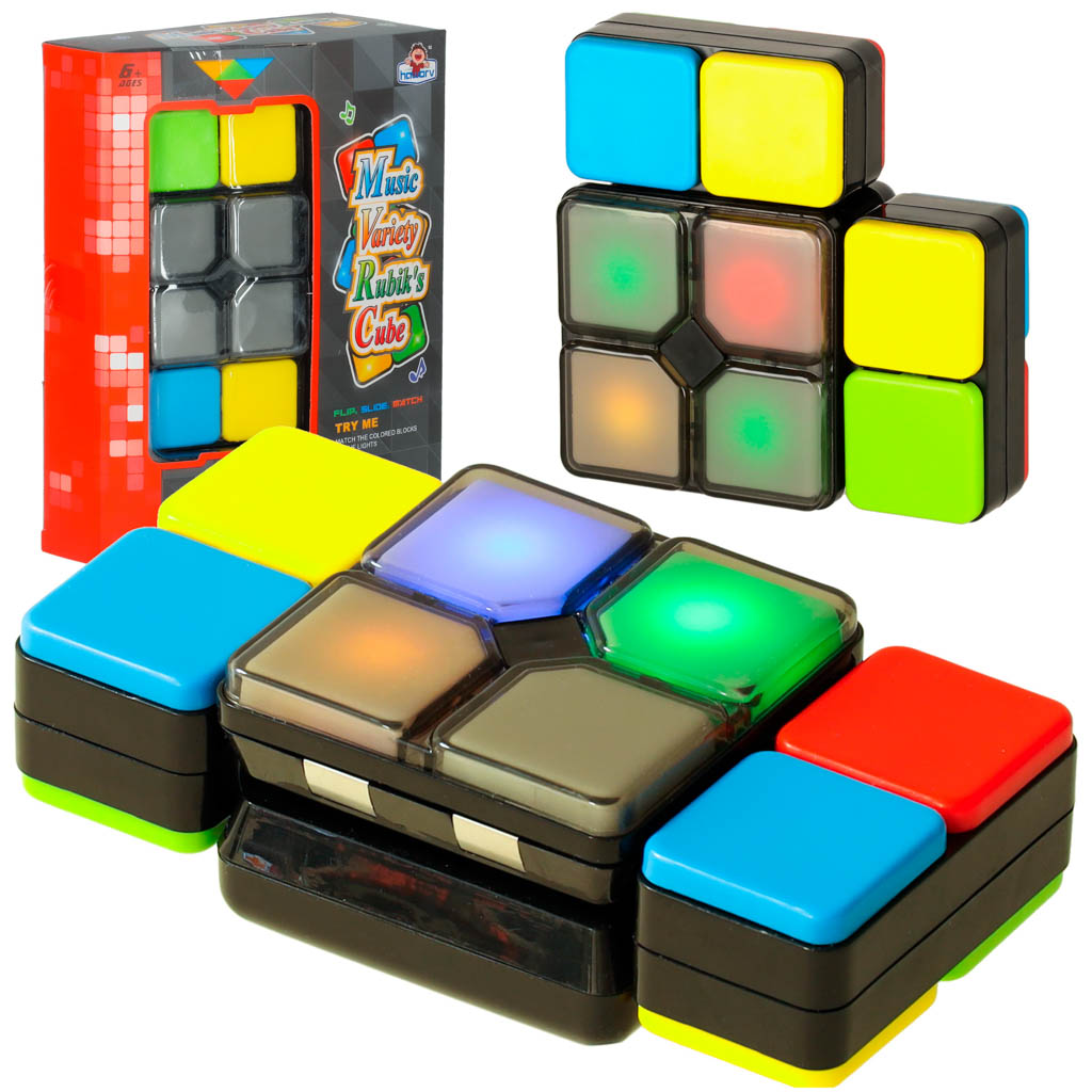 IKONKA LED-Puzzle-Würfel Arcade-Spiel