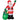 Outsunny Aufblasbarer Weihnachtsmann, 275 cm, mit Sack und Bär, Weihnachtsdeko mit integrierten LED-Lichtern