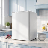 HOMCOM Mini-Gefrierschrank 59 l, Tisch-Gefrierschrank, Türanschlag wechselbar, Ablagen entnehmbar, Temp – Produktabbildung 10