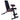 HOMCOM Multifunktion Hantelbank Kraftstation mit Feder Booster Trainingsbank Gewicht bis 120kg Schwarz 54 x