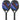 Pickleball Paddles Set Schläger Set mit 2 Schlägern, Kohlefaser Oberfläche rutschfest Griff Tasche für Indoor