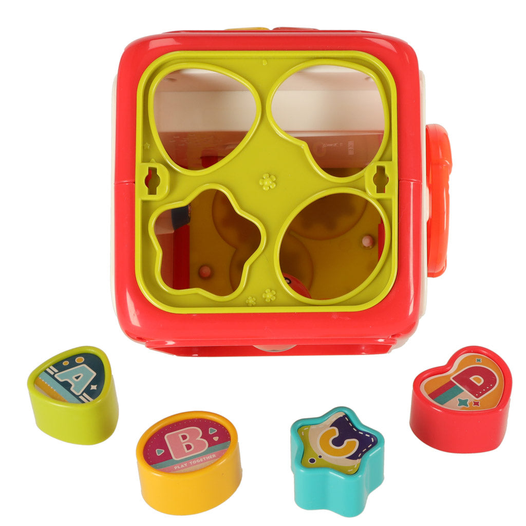 IKONKA Pädagogisches Spielzeug interaktive sensorische manipulative Würfel Block Sortierer – Produktabbildung 2