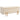 HOMCOM Polsterbank mit Stauraum, Truhenbank, Schaumstoff, Metall, Kautschukholz, 100 x 40 x 42 cm, Beige
