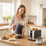 HOMCOM Wasserkocher- und Toaster-Set, 1,7 l 2200 W Schnellkoch-Wasserkocher mit Thermostat – Produktabbildung 8