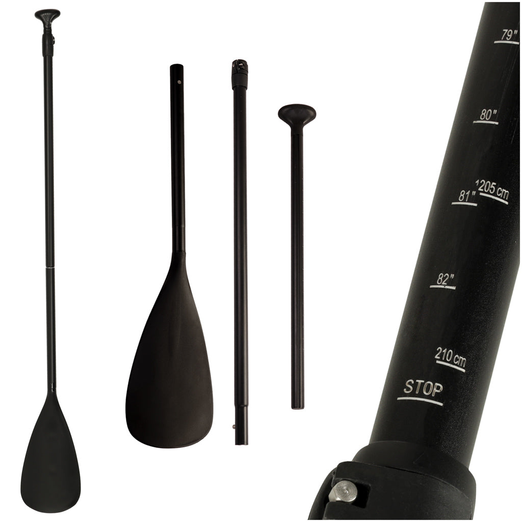 IKONKA SUP einstellbares faltbares 2-teiliges Brett Paddel 170-210 cm