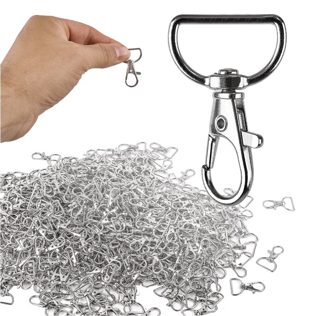 IKONKA Karabinerhaken aus Metall 500 Stk – Produktabbildung 2