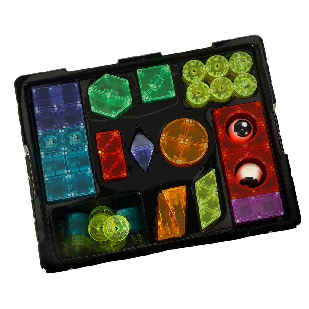 IKONKA 3D Konstruktion magnetische Steine LED leuchtend 64 Stück – Produktabbildung 7