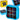 IKONKA Kreis Kreuz Kreuz elektronisches Puzzlespiel tic tac toe tragbare Konsole blau