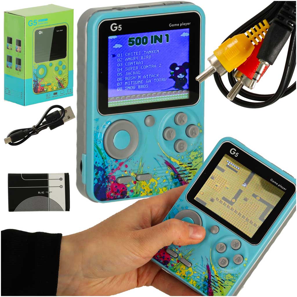 IKONKA Tragbare Retro-Mini-Spielkonsole – Produktabbildung 7