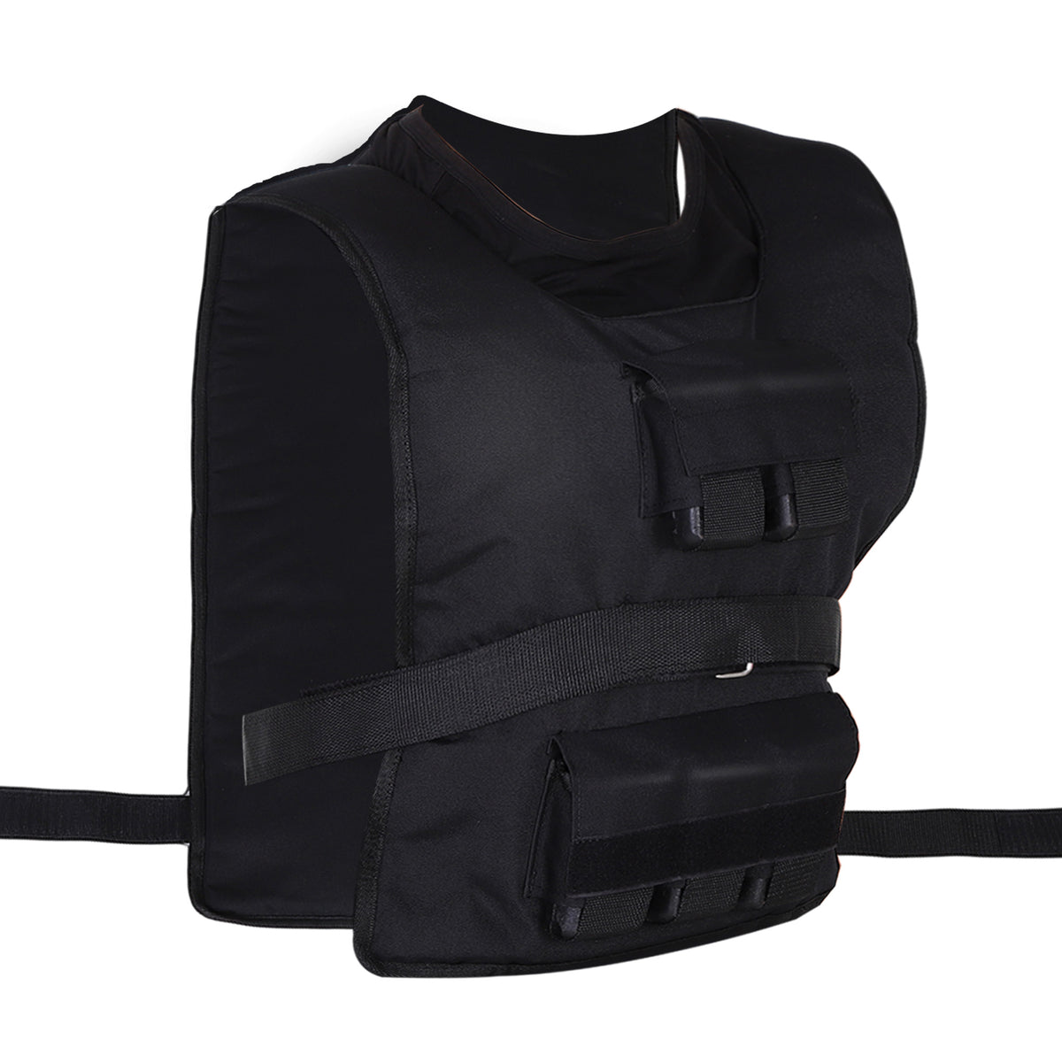 HOMCOM Gewichtsweste 15 KG / 20 KG / 30 KG verstellbare Trainingsweste mit herausnehmenbar Gewichten