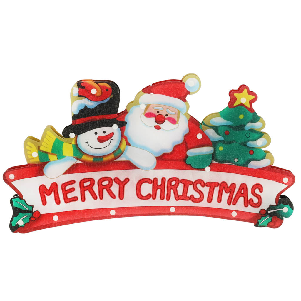 IKONKA LED-Weihnachts-Hängelampen Fröhliche Weihnachtsdekoration 45cm – Produktabbildung 2