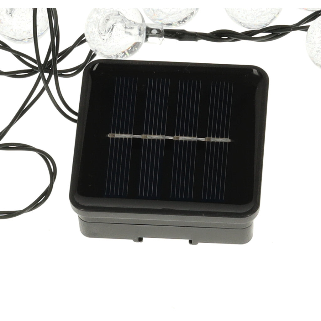 IKONKA Solar Garten Lichter Kugeln 7m 50LED warm weiß – Produktabbildung 2