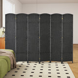 HOMCOM 6-teiliger Raumtrenner, Faltbarer Sichtschutz, Sichtschutzwand für Wohnzimmer, Schlafzimmer – Produktabbildung 10
