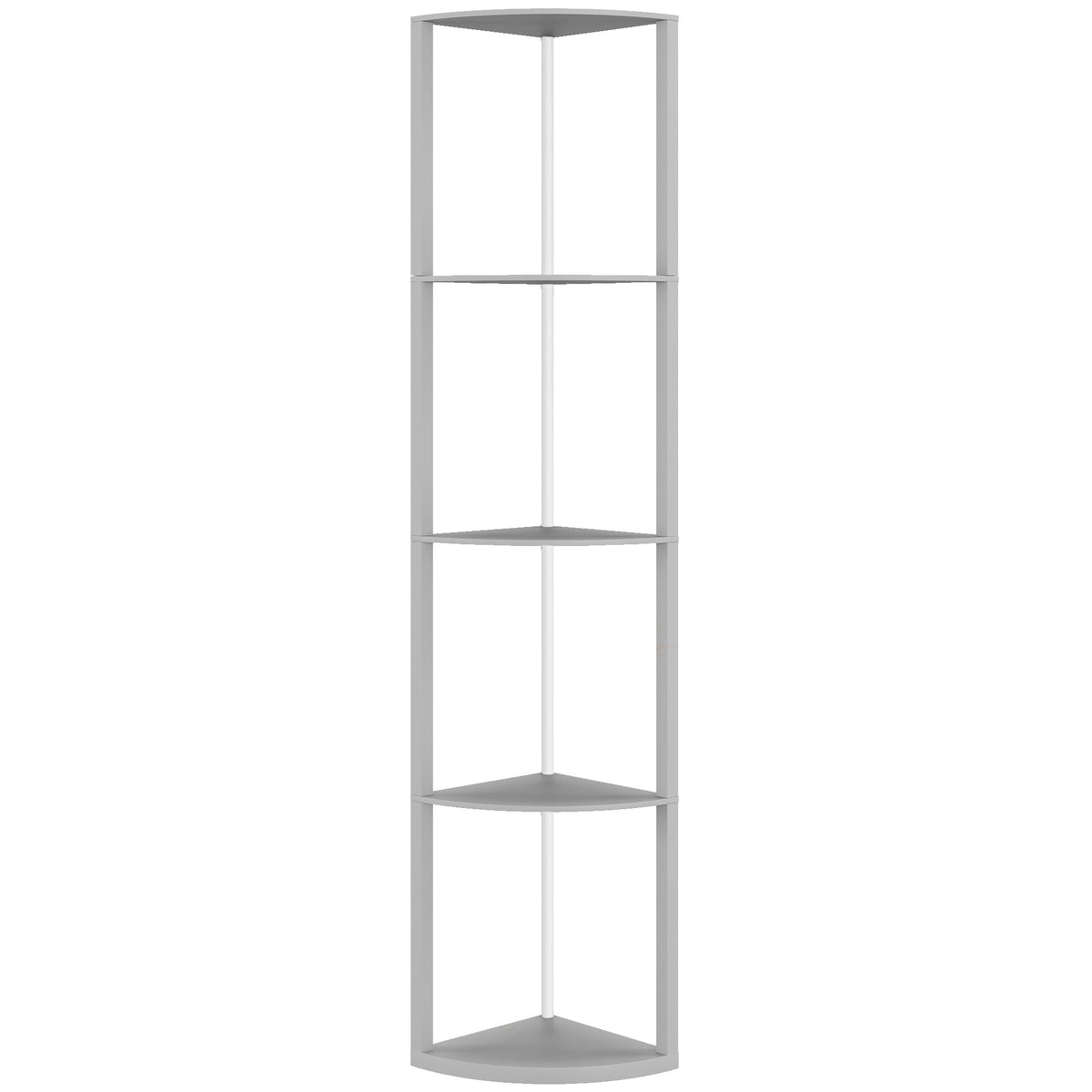 HOMCOM LED Stehlampe 5-stufige dimmbar Stehleuchte mit Regal, RGB Farbwechsel, Fernbedienung