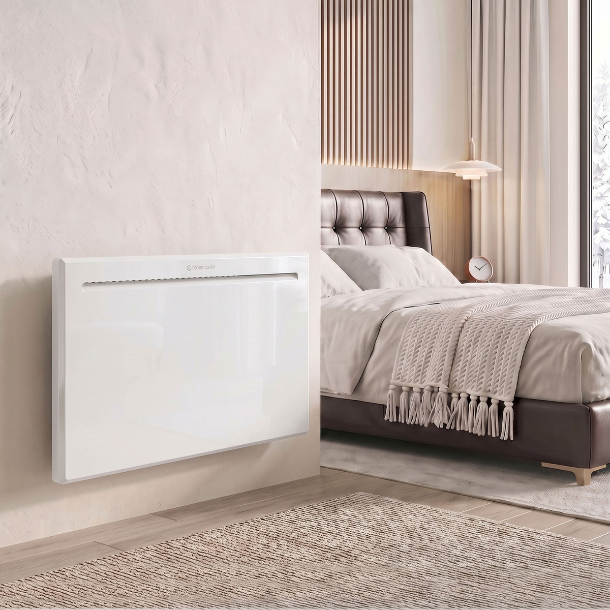 HOMCOM Smart-Panelheizung 1500 W, freistehend/Wandmontage, Elektroheizung mit 7-Tage-Timer – Produktabbildung 2