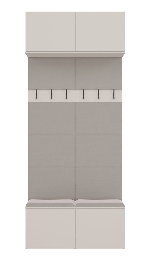 Garderobe Doppel-Kleiderpaneel HAGA II 2W KASCHMIR BEIGE – Produktabbildung 7