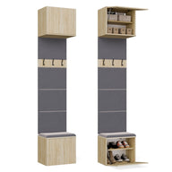 Garderobe Kleiderpaneel HAGA 1W EICHE SONOMA