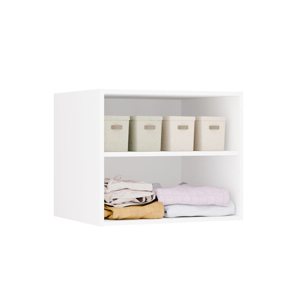AUFSATZ 60 OPENO WEISS Regal für modulare Garderobe 60 cm Schlafzimmer