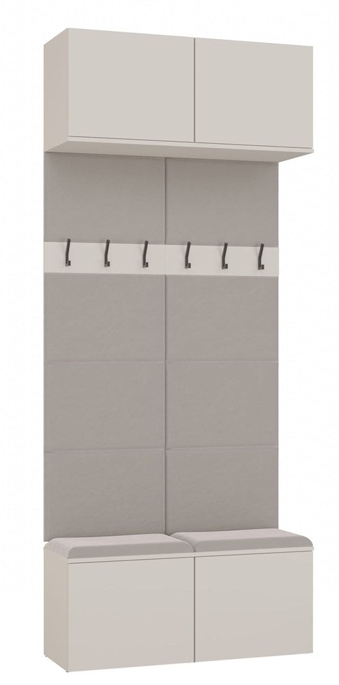 Garderobe Doppel-Kleiderpaneel HAGA II 2W KASCHMIR BEIGE