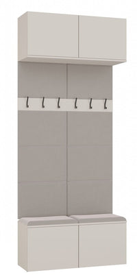 Garderobe Doppel-Kleiderpaneel HAGA II 2W KASCHMIR BEIGE