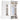 GARDEROBE HAGA II 1SZ1W WEISS Schrank + Kleiderpaneel + Sitzfläche Flur