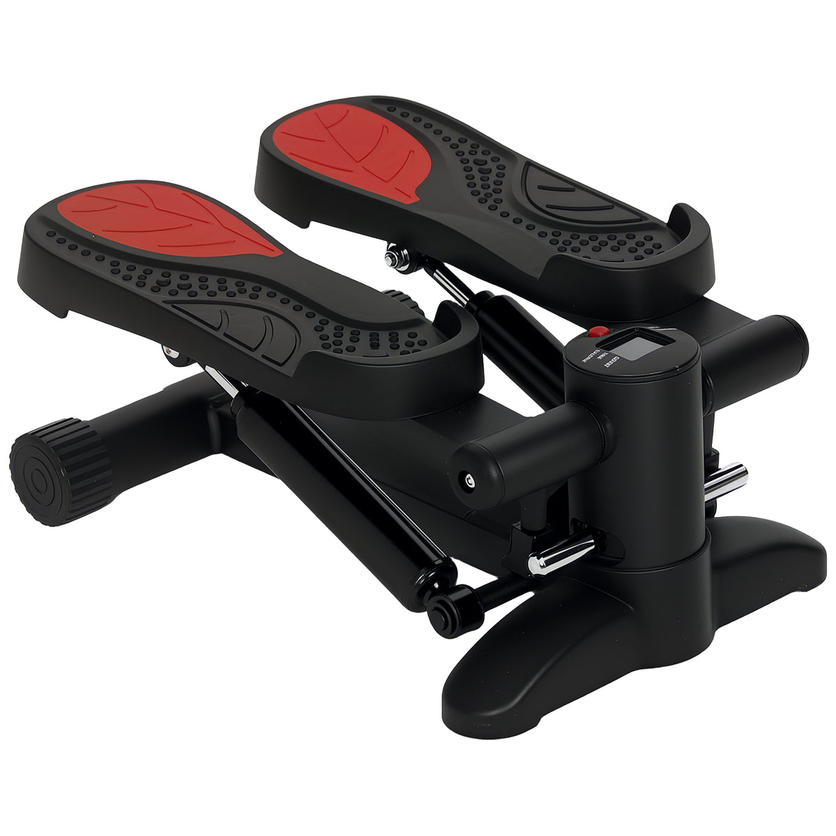 Mini-Stepper, Kompaktes Stepper-Gerät für Workout, Fitness-Stepper mit LCD-Monitor und rutschfesten Pedalen