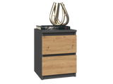 Nachttisch Malwa M2 ANTHRAZIT ARTISAN – Produktabbildung 2