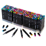 IKONKA Doppelseitige Alkoholmarker im Etui 168 + Ständer – Produktabbildung 5