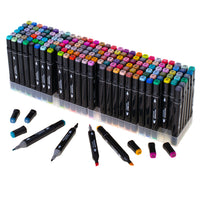 IKONKA Doppelseitige Alkoholmarker im Etui 168 + Ständer – Produktabbildung 5