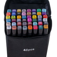 IKONKA Doppelseitige Alkoholmarker im Etui 48 + Ständer – Produktabbildung 2