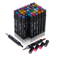 IKONKA Doppelseitige Alkoholmarker im Etui 48 + Ständer – Produktabbildung 8