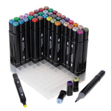 IKONKA Doppelseitige Alkoholmarker im Etui 80 + Ständer – Produktabbildung 2