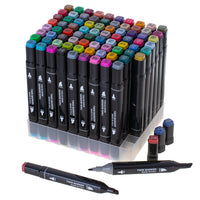 IKONKA Doppelseitige Alkoholmarker im Etui 80 + Ständer – Produktabbildung 5