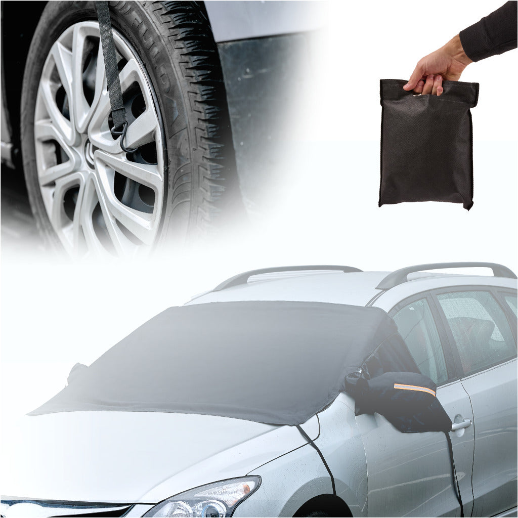 IKONKA Antifreeze Windschutzscheibe Abdeckung magnetische Auto Sonnenblende