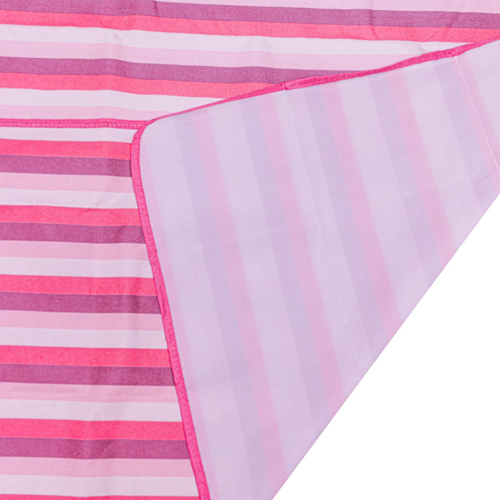 IKONKA Strandmatte Strand Picknickdecke 200x200cm rosa – Produktabbildung 5