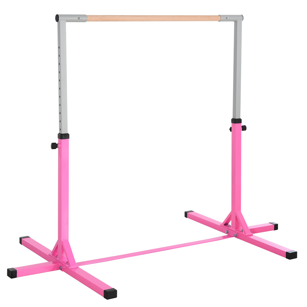 Gymnastikstange für Kinder, höhenverstellbar Turnreck Reckstange, Reck Turnstange für Indoor & Outdoor aus