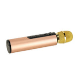 IKONKA Drahtloses Bluetooth Karaoke-Mikrofon Gold – Produktabbildung 3