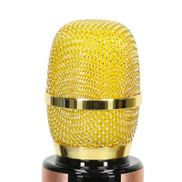 IKONKA Drahtloses Bluetooth Karaoke-Mikrofon Gold – Produktabbildung 5