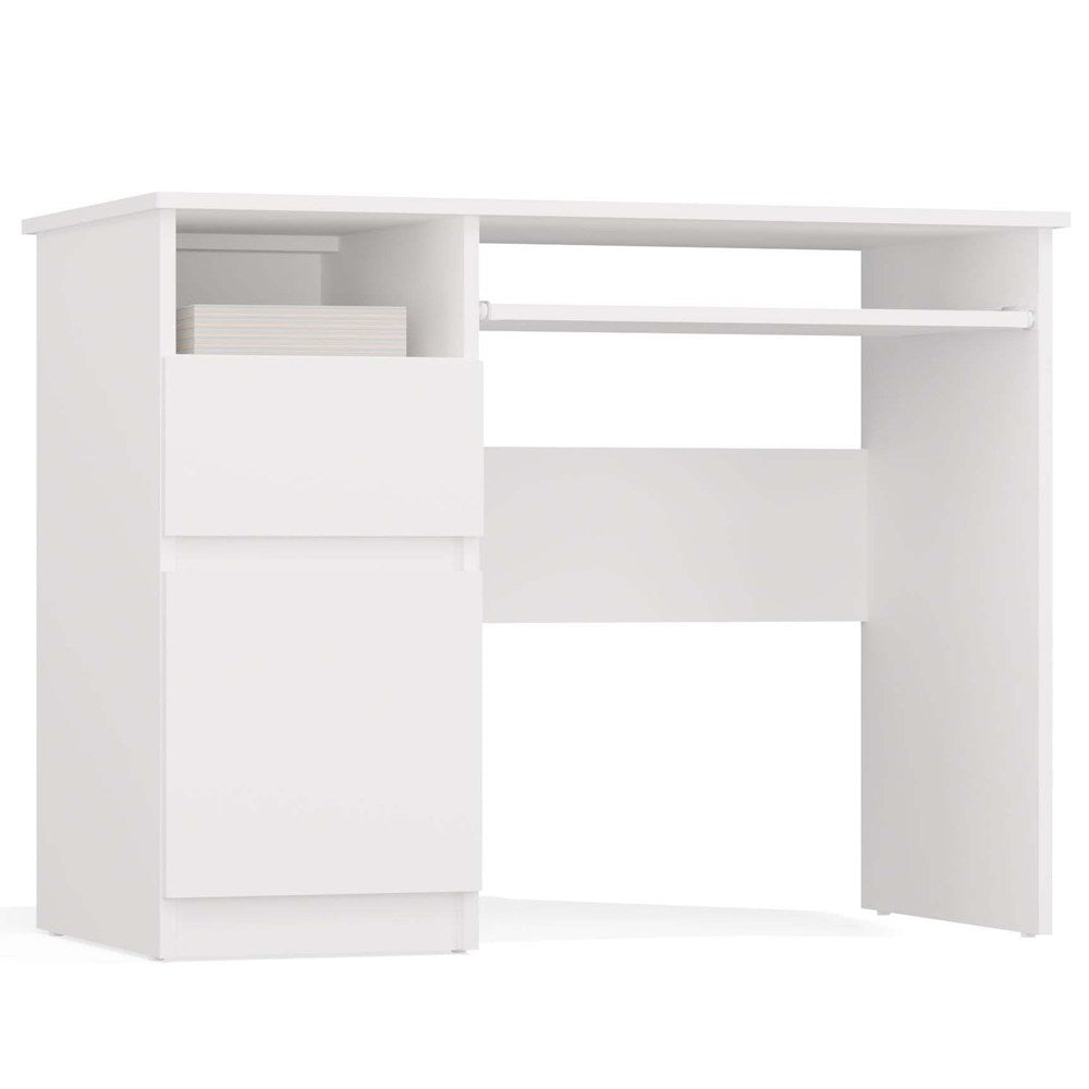 Schreibtisch PORTO LINKS WEISS