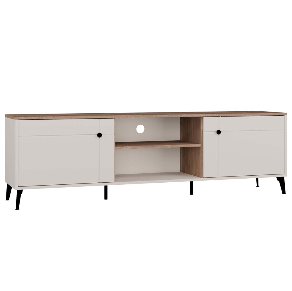 TV-Schrank POINT 2D Kaschmir Beige Eiche Castello 2 Türen