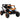 12V Elektroauto für Kinder, Fernbedienungsfunktion, Gurt, Hupe, LED-Lichter, USB-Port, für 3-5 Jahre, Orange