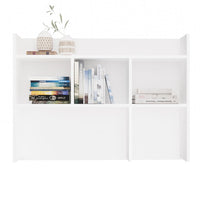 Schreibtischaufsatz 100 cm WEISS Regal für Bücher Dokumente – Produktabbildung 5