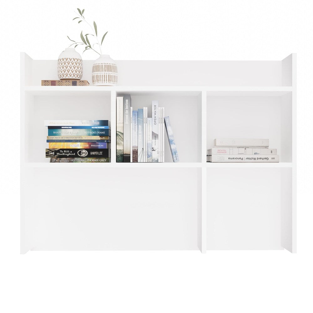 Schreibtischaufsatz 100 cm WEISS Regal für Bücher Dokumente – Produktabbildung 5