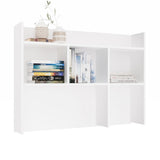 Schreibtischaufsatz 100 cm WEISS Regal für Bücher Dokumente – Produktabbildung 9