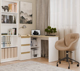 Schreibtisch NICEA LINKS ARTISAN WEISS – Produktabbildung 3