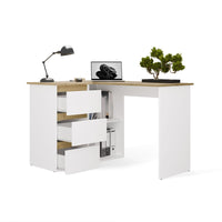 Schreibtisch NICEA LINKS ARTISAN WEISS – Produktabbildung 7
